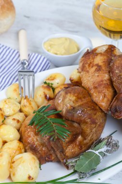 Chicken and potatoes