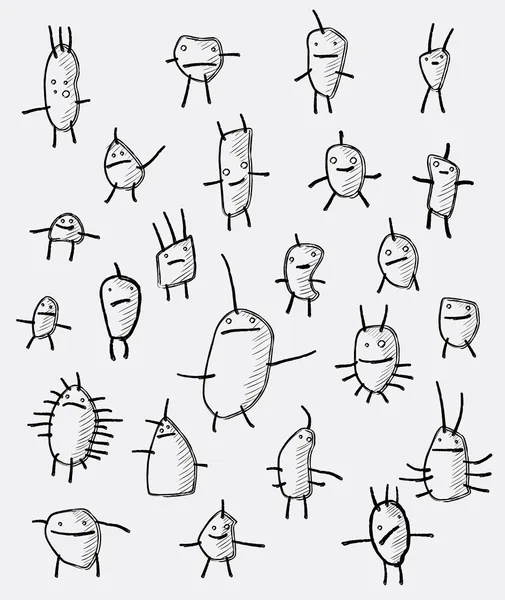Дитячі малюнки символів — стоковий вектор
