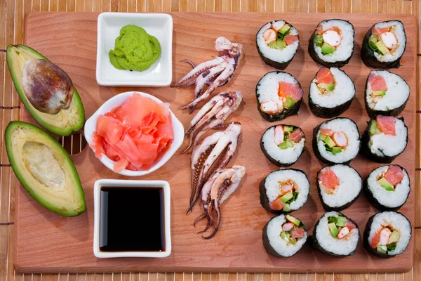 Japansk sushi, — Stockfoto