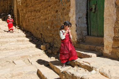 Yemeni children clipart