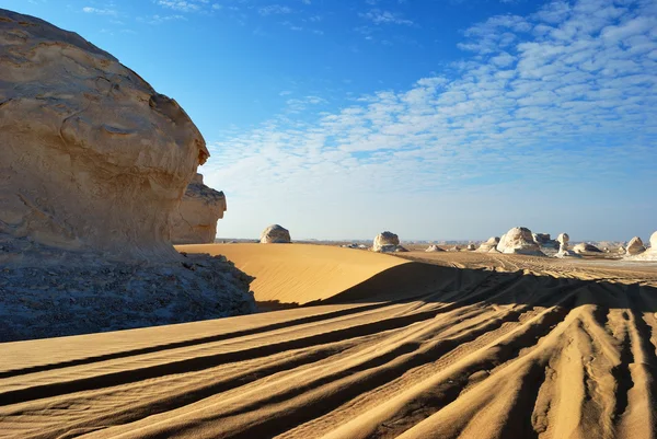 Szahara, fehér sivatag, Egyiptom — Stock Fotó