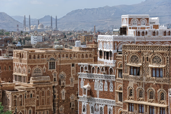 Old city of Sanaa, capital of Yemen