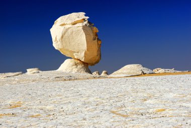 Rock in the White desert clipart