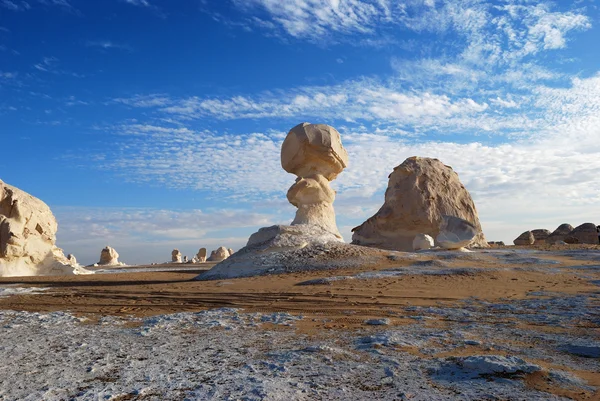 Desierto blanco, Sahara — Foto de Stock