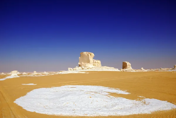 White desert, Sahara, Egypt — Stock Photo, Image
