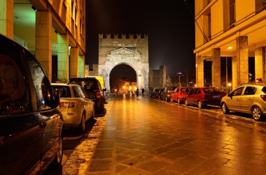 Augustus arch in Rimini, Italy clipart