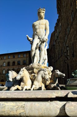 Florence. Neptün Çeşmesi