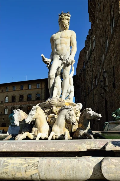 Florence. La fontaine de Neptune — Photo