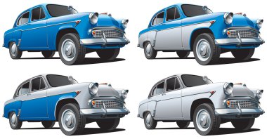 Vintage Soviet car clipart