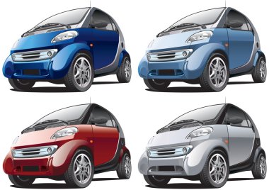 Modern Smart Car clipart