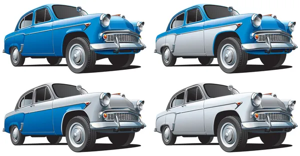 Vintage carro soviético — Vetor de Stock