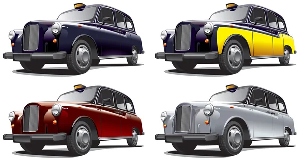 Классическое лондонское такси — стоковый вектор