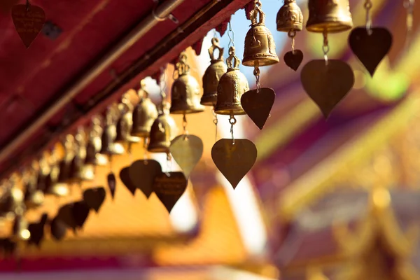Буддийские колокола — стоковое фото