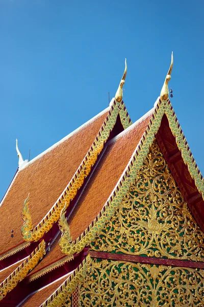 Tempel dak — Stockfoto