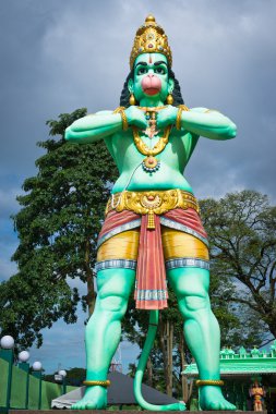 Giant statue of Hanuman clipart