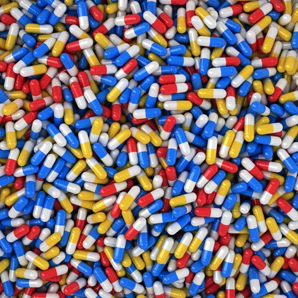 Multicolored capsules — Stock Photo, Image