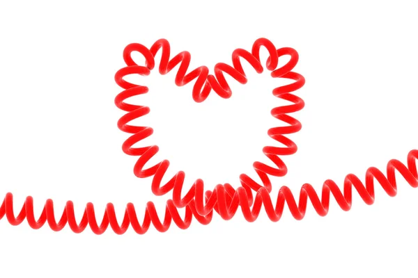 ハート形の螺旋 — ストック写真