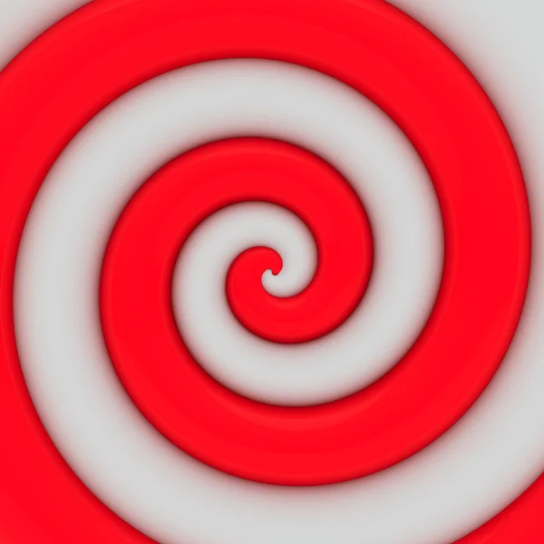 Red and white swirl — Stock Photo, Image