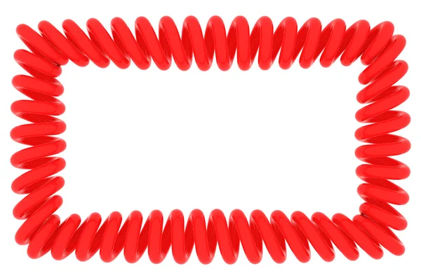 Cornice a spirale rossa — Foto Stock