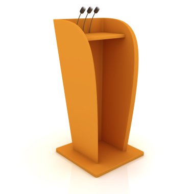 Speaker's podium clipart