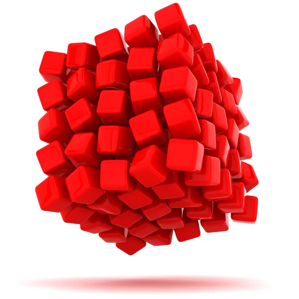 Нестабильный куб — стоковое фото