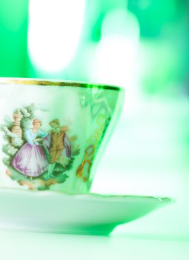 espresso makinesi karşı kahve bardağı