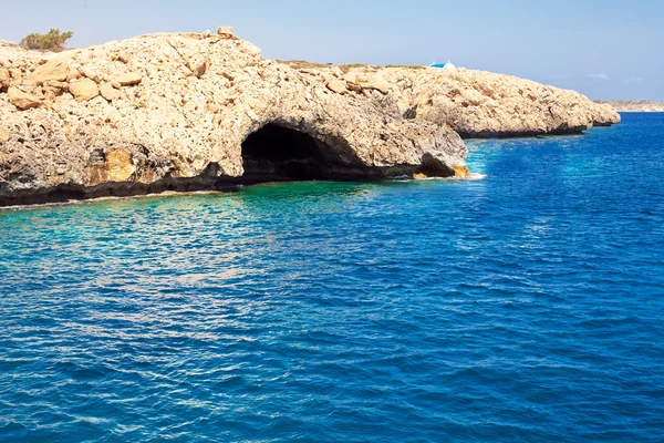 Θαλάσσια σπήλαια στην Αγία Νάπα, Κύπρος — Φωτογραφία Αρχείου