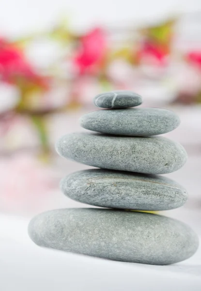 stock image Spa stones with flower