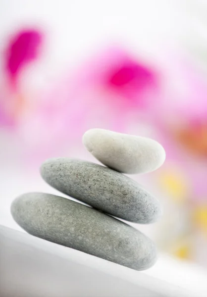 stock image Spa stones with flower