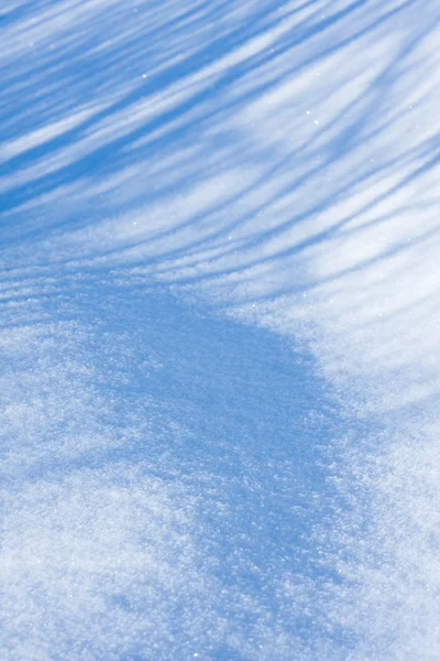 Hintergrund aus Schnee, der mit der Sonne schien — Stockfoto