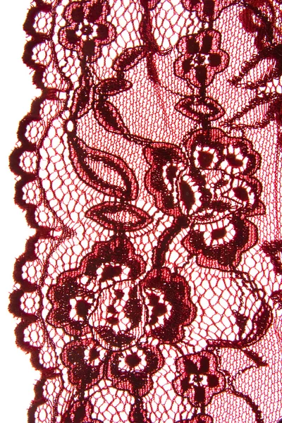 Close-up of a lovely bit of black lace, good for textures and ba — Stock Photo, Image