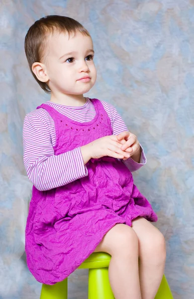 儿童玩具的粉红色连衣裙 — 图库照片