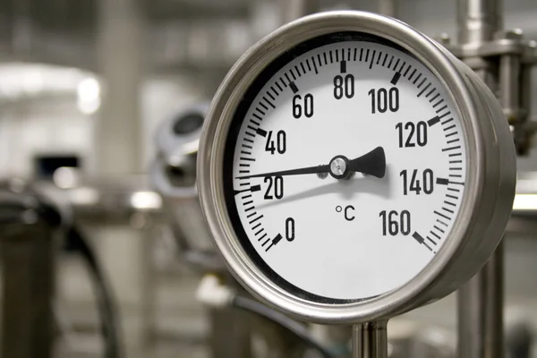 Industriële thermometer — Stockfoto