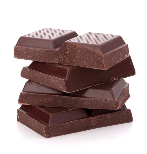 Pila de barras de chocolate —  Fotos de Stock