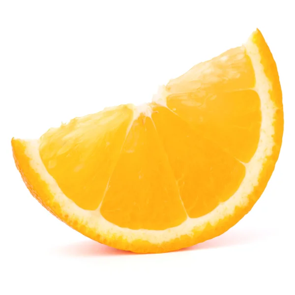 Один апельсиновий фруктовий сегмент або кант — стокове фото