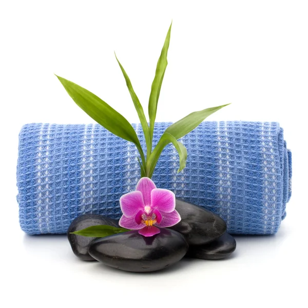 Spa concept. Towel roll. Royalty Free Stock Photos