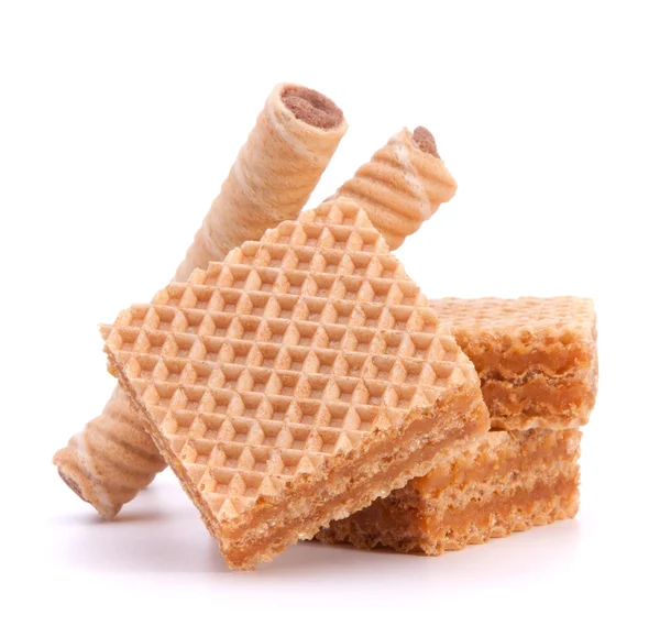 Wafers or honeycomb waffles — Stock Photo, Image