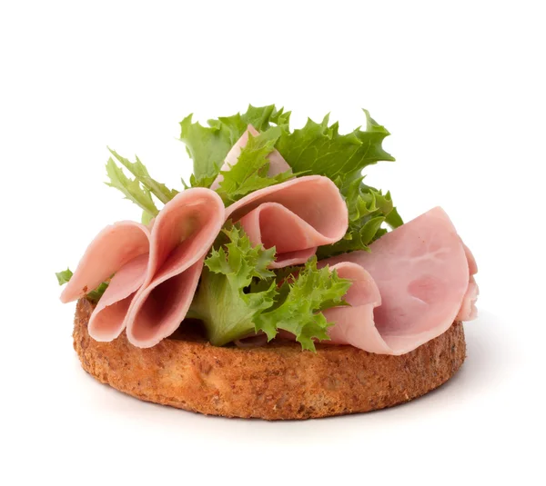 Stock image Healthy sandwich with vegetable and smoked ham