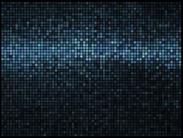 Multicolore astratto luci blu disco sfondo. Pixel quadrati m — Vettoriale Stock