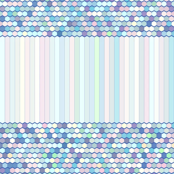 Abstrakt vektorbaggrund, farvekam Ornamentillustration – Stock-vektor