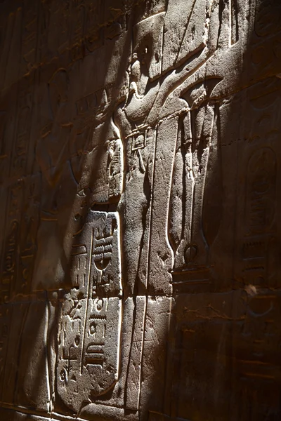 Bas-reliëf van pharaons — Stockfoto