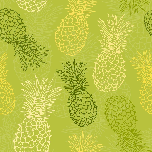 Wzór ananasa — Wektor stockowy