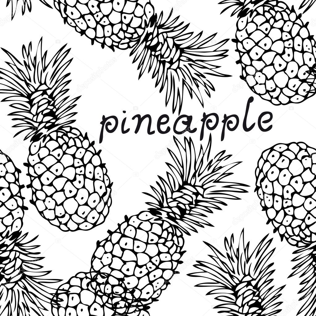 Pineapple background
