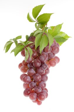 Grape food over white clipart