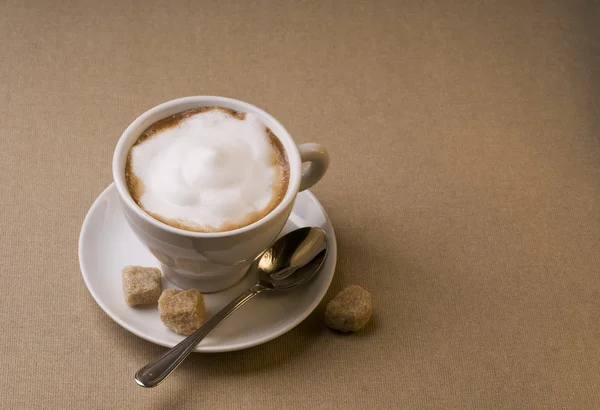 Koffie Cappuccino-kop — Stockfoto