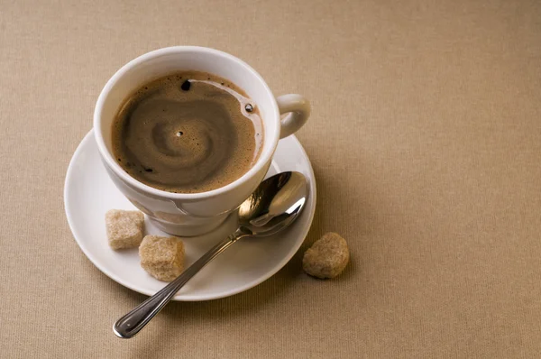 Csésze fekete kávé — Stock Fotó