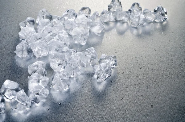 Ice blocks over wet background — 스톡 사진