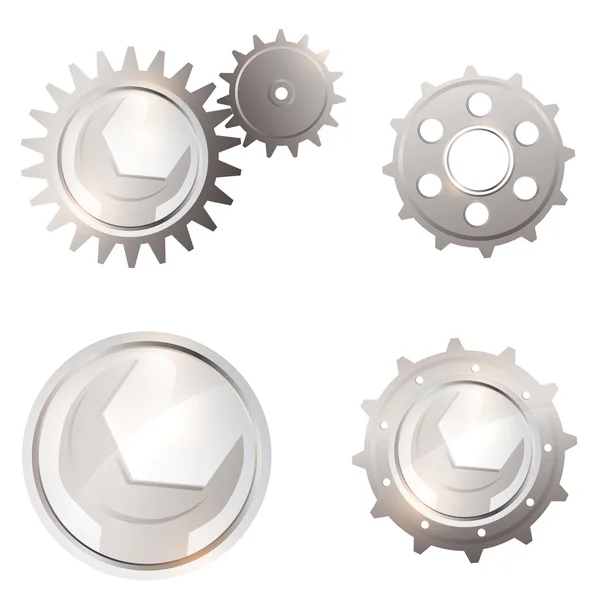 stock vector Gear system collection