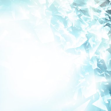 Abstract broken glass background clipart