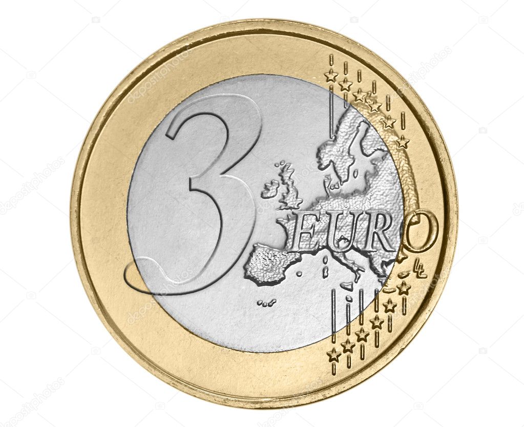 Three euro coin